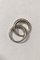 Sterling Silver Double No 447 Luna Ring Georg Jensen, Image 2