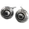 Boutons de Manchette No 24 en Argent Sterling de Georg Jensen 1