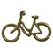 Gilt Brass Womans Bicycle Pendant from Georg Jensen 1