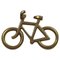 Gilt Brass Mens Bicycle Pendant No 5215 from Georg Jensen 1