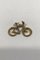Gilt Brass Mens Bicycle Pendant No 5215 from Georg Jensen 3