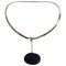 Sterling Silver Torun Neck Ring No 168 with Pendant No 133 from Georg Jensen 1