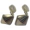 Sterling Silver Earrings No 112 from Georg Jensen, Set of 2, Image 1