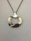 Sterling Silver Pendant with Chain No 121 by Henning Koppel for Georg Jensen 3