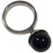 No Nr. 473A Sphere Onyx Ring aus Sterlingsilber von Georg Jensen 1