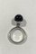 Sterling Silver Ring No 473A Sphere Onyx from Georg Jensen, Image 2