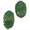 A Dragsted 14 Karat Guld Accessories Clips with Jade, Set of 2, Immagine 1