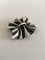 Broche Lene Munthe en Argent Sterling et Or 18 Carats No 399 de Georg Jensen 2