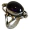 Sterling Silver Ring with Amethyst No 6 from Georg Jensen 1