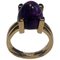 18 Carat Gold Ring with Amethyst from Georg Jensen 1