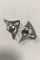 Sterling Silver Earrings No 119 Screws by Henning Koppel for Georg Jensen, Set of 2 4
