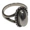 Sterling Silver Ring No 9 with Silver Stone from Georg Jensen 1