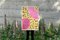 Poppy Art Painting, Abstract Bubblegum Confetti Donut, Vivid Tones Shapes, 2021, Image 7