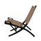 Italian Mid-Century Modern Folding Chair in the Style of Gio Ponti, 1950 3