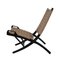 Italian Mid-Century Modern Folding Chair in the Style of Gio Ponti, 1950, Image 3