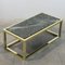 Spanish Vintage Marble & Brass Coffee Table, 1970s 5