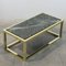 Spanish Vintage Marble & Brass Coffee Table, 1970s, Image 5