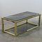 Spanish Vintage Marble & Brass Coffee Table, 1970s, Image 1