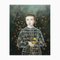 Ragazzo con Calen, Anne Siems, Pittura figurativa surreale, Ragazzo con fiori, 2017, Immagine 1