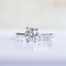 Solitaire Antique en Or Blanc 18k et Diamant 3