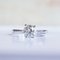 Antique 18k White Gold & Diamond Solitaire 2