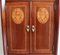 Small Art Nouveau Cabinet in Mahogany and Precious Wood, Early 20th Century 10