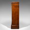Antique English Empire or Regency Period Display Cabinet in Walnut & Boxwood 5