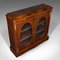 Antique English Empire or Regency Period Display Cabinet in Walnut & Boxwood, Image 7