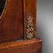 Antique English Empire or Regency Period Display Cabinet in Walnut & Boxwood, Image 12