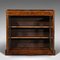Antique English Empire or Regency Period Display Cabinet in Walnut & Boxwood 3