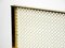 Mid-Century 3-Piece Radiator Covering in Brass and Perforated Sheet Metal from Vereinigte Werkstätten, Set of 3, Image 18