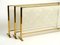 Mid-Century 3-Piece Radiator Covering in Brass and Perforated Sheet Metal from Vereinigte Werkstätten, Set of 3, Image 14