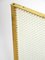 Mid-Century 3-Piece Radiator Covering in Brass and Perforated Sheet Metal from Vereinigte Werkstätten, Set of 3, Image 7