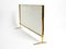 Mid-Century 3-Piece Radiator Covering in Brass and Perforated Sheet Metal from Vereinigte Werkstätten, Set of 3, Image 16