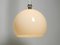 Large Mid-Century Czech Glass Ceiling Lamp with Glass Shade and Glass Rod, Image 17