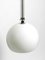 Large Mid-Century Czech Glass Ceiling Lamp with Glass Shade and Glass Rod, Image 4