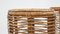 Vintage Rattan Side Tables by Tito Agnoli, 1960s, Set of 3 8