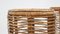 Vintage Rattan Side Tables by Tito Agnoli, 1960s, Set of 3, Image 8