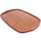 Swedish Solid Teak Tray from Karl Holmberg, 1960s 3