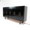 Very Large Brutalist Black Sideboard, Belgium, 1960s 3