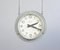 Horloge de Gare Double Face en Zinc par Brillie, 1920s 1