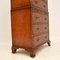 Antique Georgian Style Burr Elm Double Chest of Drawers 12