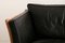 Black Leather Sofa from Stouby, 1960s 9