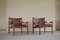 Sirocco Safari Chairs by Arne Norell, Aneby, Sweden, 1960s, Set of 2 2