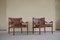 Sirocco Safari Chairs by Arne Norell, Aneby, Sweden, 1960s, Set of 2, Image 2