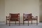 Sirocco Safari Chairs by Arne Norell, Aneby, Sweden, 1960s, Set of 2 14