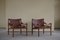 Sirocco Safari Chairs by Arne Norell, Aneby, Sweden, 1960s, Set of 2 13