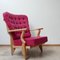 Mid-Century French Oak Armchair 1