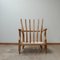 Mid-Century French Oak Armchair, Image 6