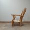 Mid-Century French Oak Armchair, Image 4